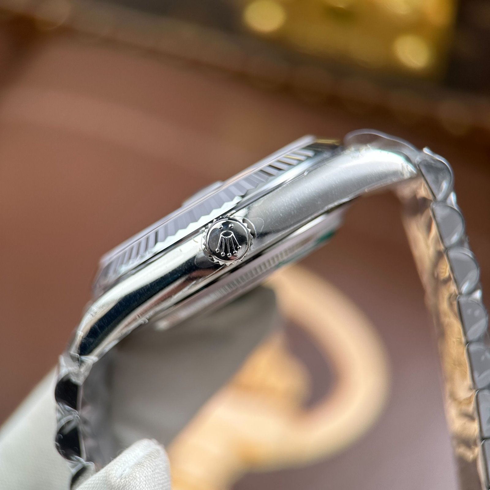 rolex day date 40mm edelstahl/platin baguette Rolex Day-Date 40 mm Stainless Steel/Platinum Baguette