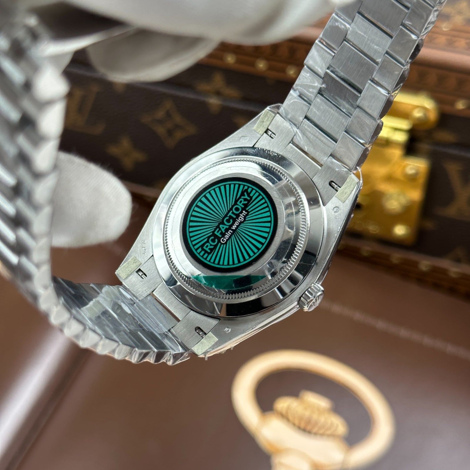 rolex day date 40mm edelstahl/platin baguette Rolex Day-Date 40 mm Stainless Steel/Platinum Baguette