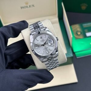 Rolex Datejust 41 mm, stainless steel, silver