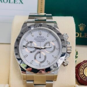 Startseite rolex daytona 40mm weiß edelstahl voll