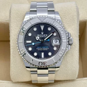 rolex yacht master 37mm edelstahl rohdium